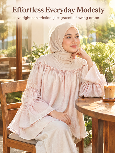 Korean Vibe Flare Blouse