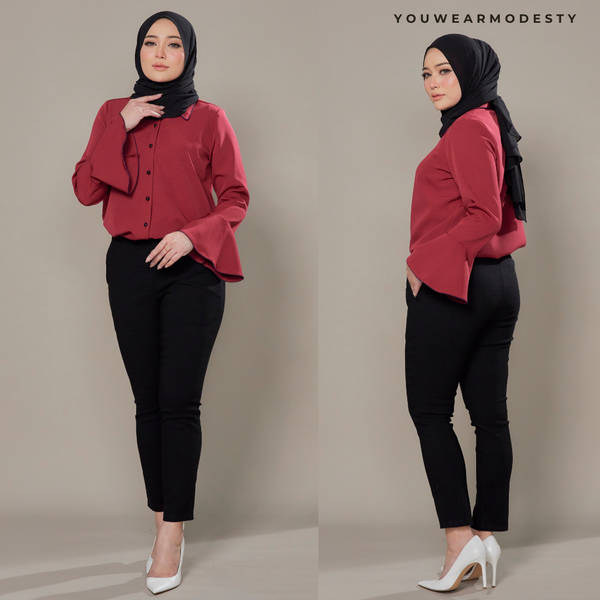Ilona Ruffle Blouse