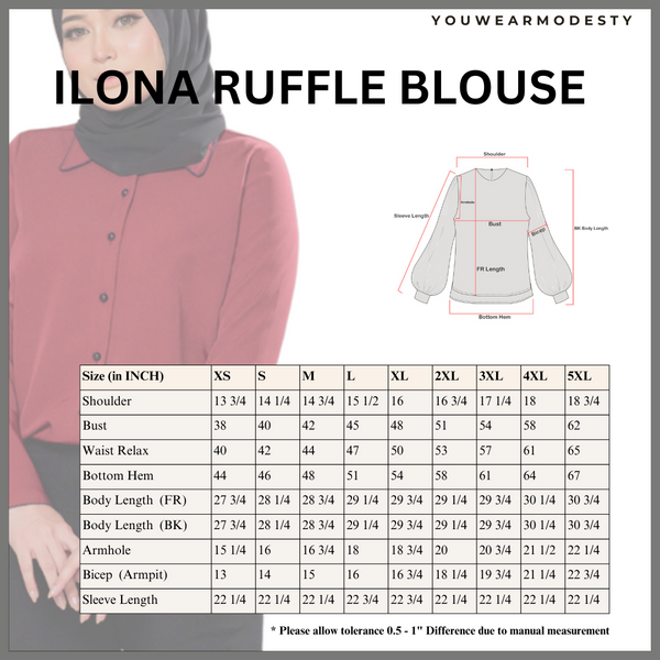 Ilona Ruffle Blouse