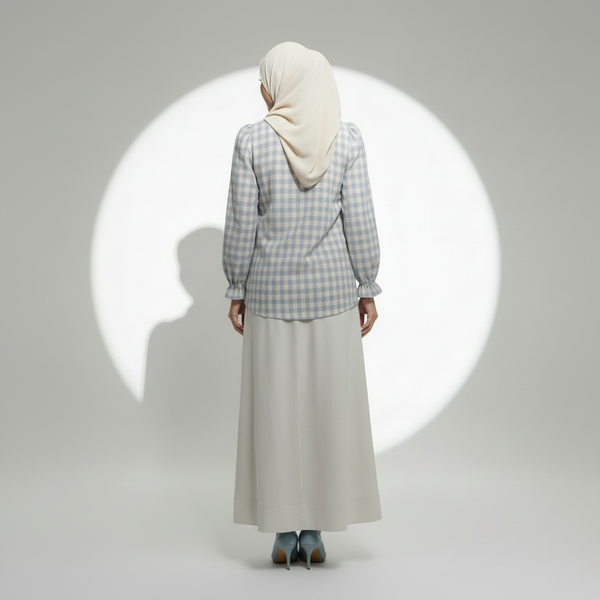 Sora Blouse & Skirt - Blue (Sell Separately)