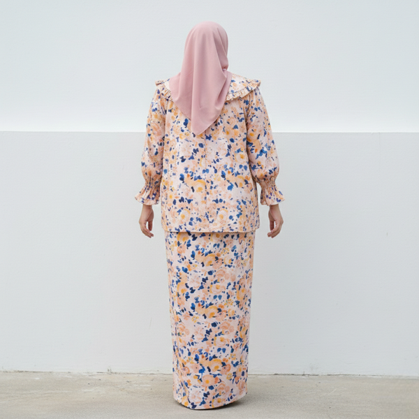 Shamra 3.0 Kurung Set - Orange