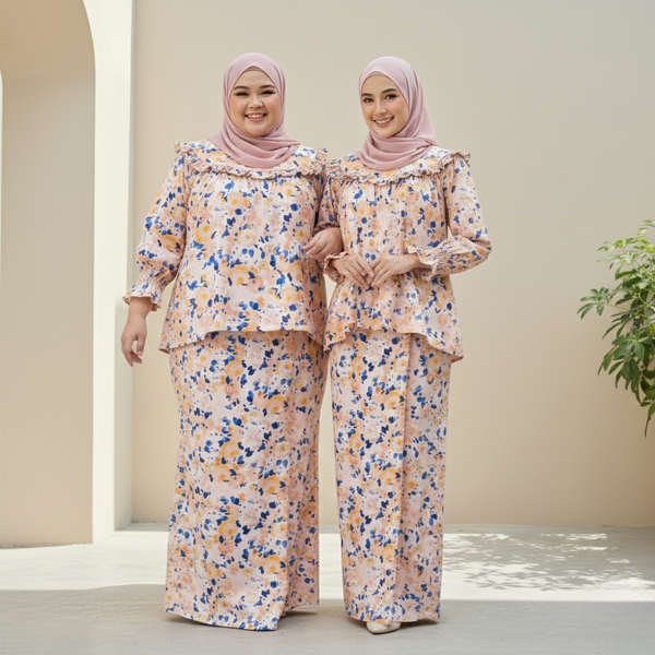 Shamra 3.0 Kurung Set - Orange