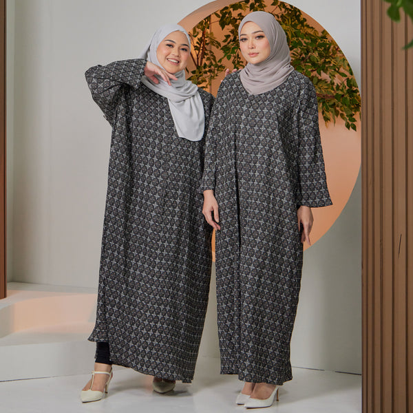 Saffron Pleated Kaftan