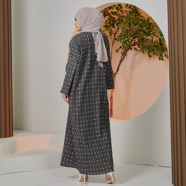 Saffron Pleated Kaftan