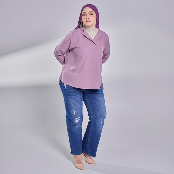 Ava Blouse - Purple