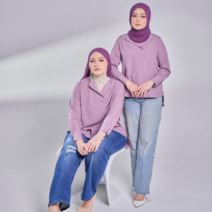 Ava Blouse - Purple