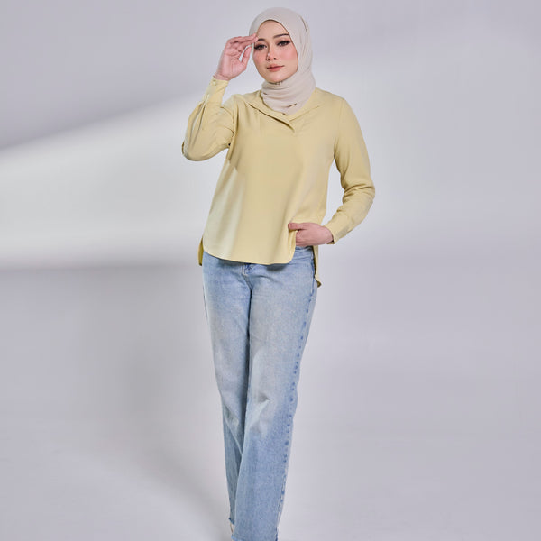 Ava Blouse - Yellow