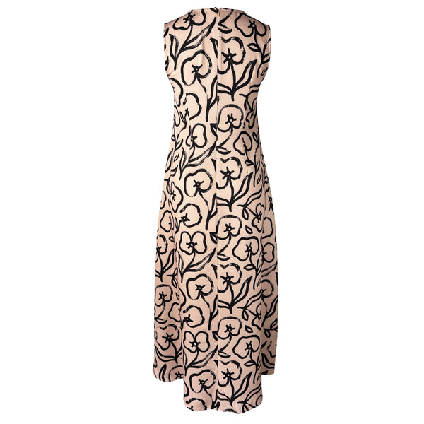 Scarlet Maxi Dress with Cardigan - Beige