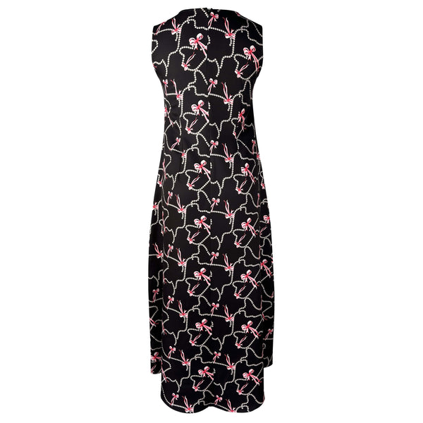 Scarlet Maxi Dress with Cardigan - Black