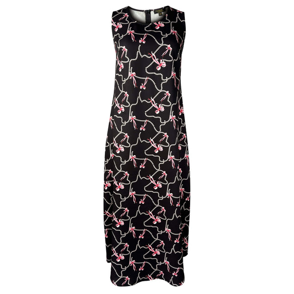 Scarlet Maxi Dress with Cardigan - Black