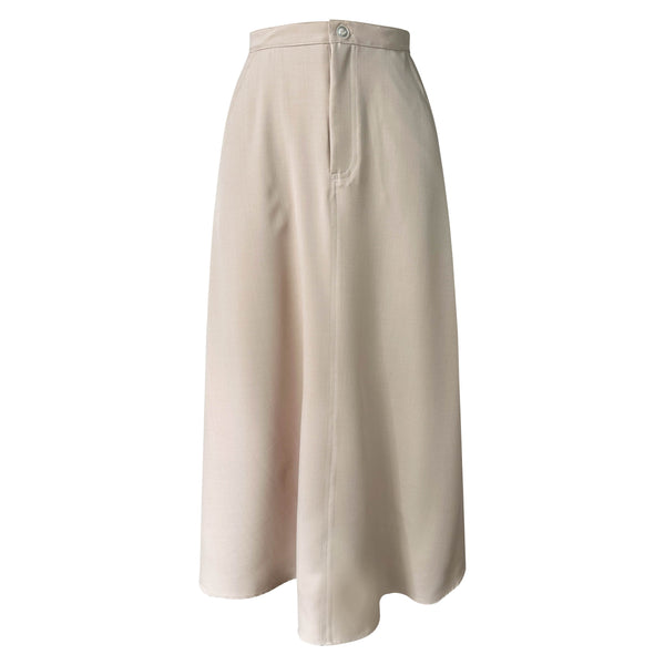 Ellie Pretty Blouse & Skirt - Beige