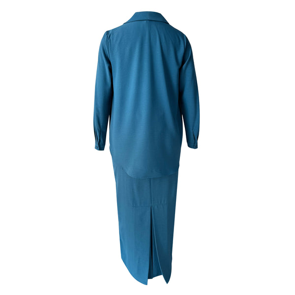 Olivia Elegant 3 Pcs Set - Teal with Off White Inner