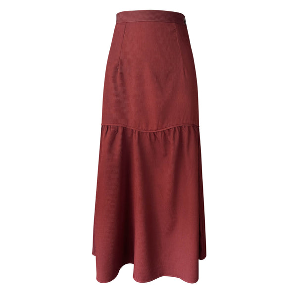 Sophie Blouse & Skirt - Brown