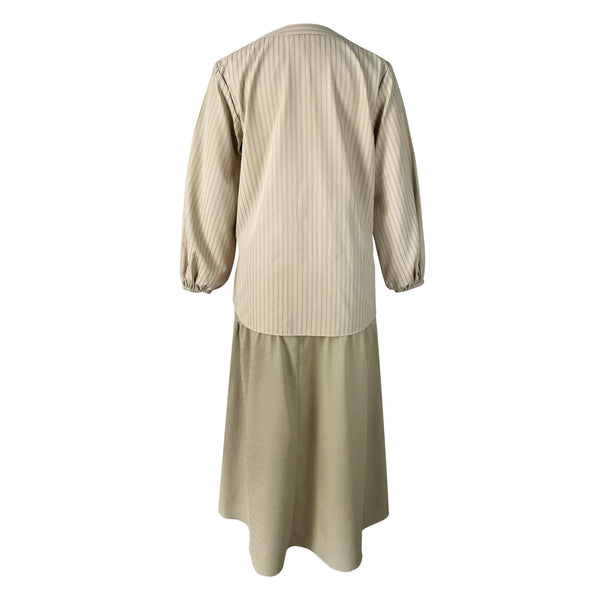 Sophie Blouse & Skirt - Khaki