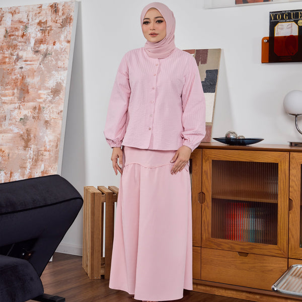 Sophie Blouse & Skirt - Pink