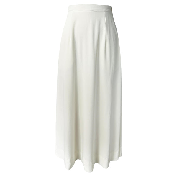 Emery Feminine Blouse & Skirt - Lime/Off White
