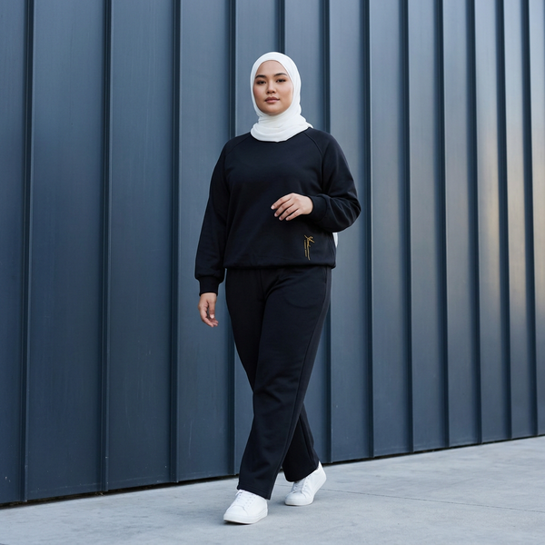 Rona Raglan Pull On Jacket & Rona Pants -  Black (Sold Separately)