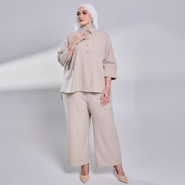 Ondara 3.0 Drop Shoulder Shirt - Beige