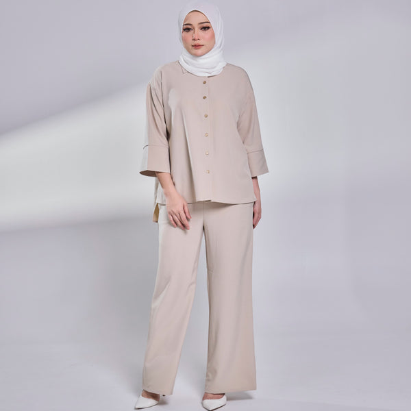 Ondara 3.0 Drop Shoulder Shirt - Beige