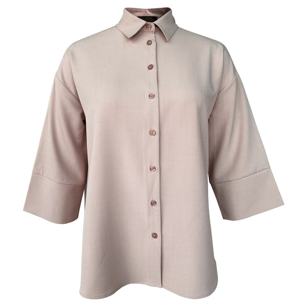 Ondara 3.0 Drop Shoulder Shirt - Beige