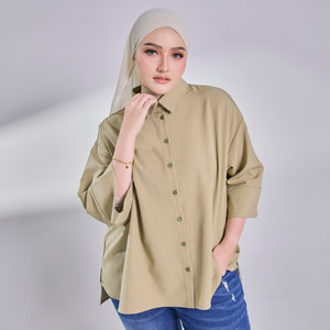 Ondara 3.0 Drop Shoulder Shirt - Heather Olive