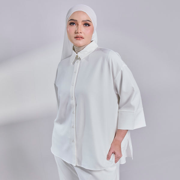 Ondara 3.0 Drop Shoulder Shirt - White