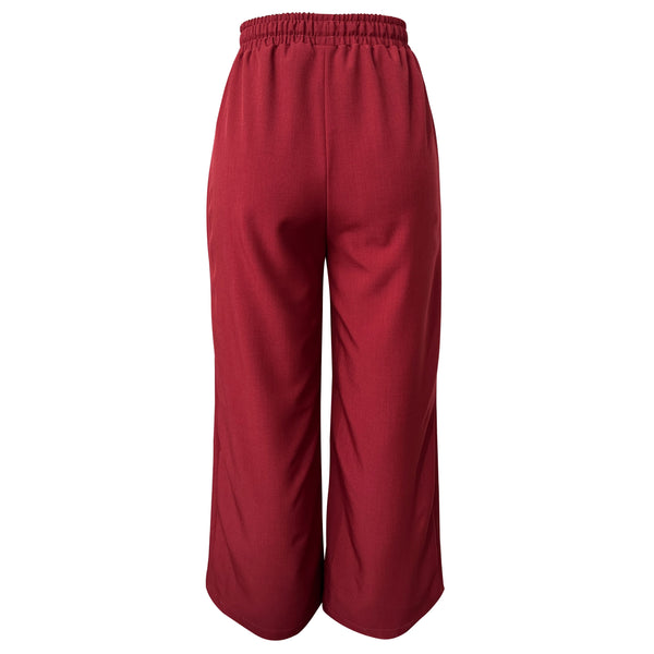 Ruby Wide Pants 3.0 - Maroon