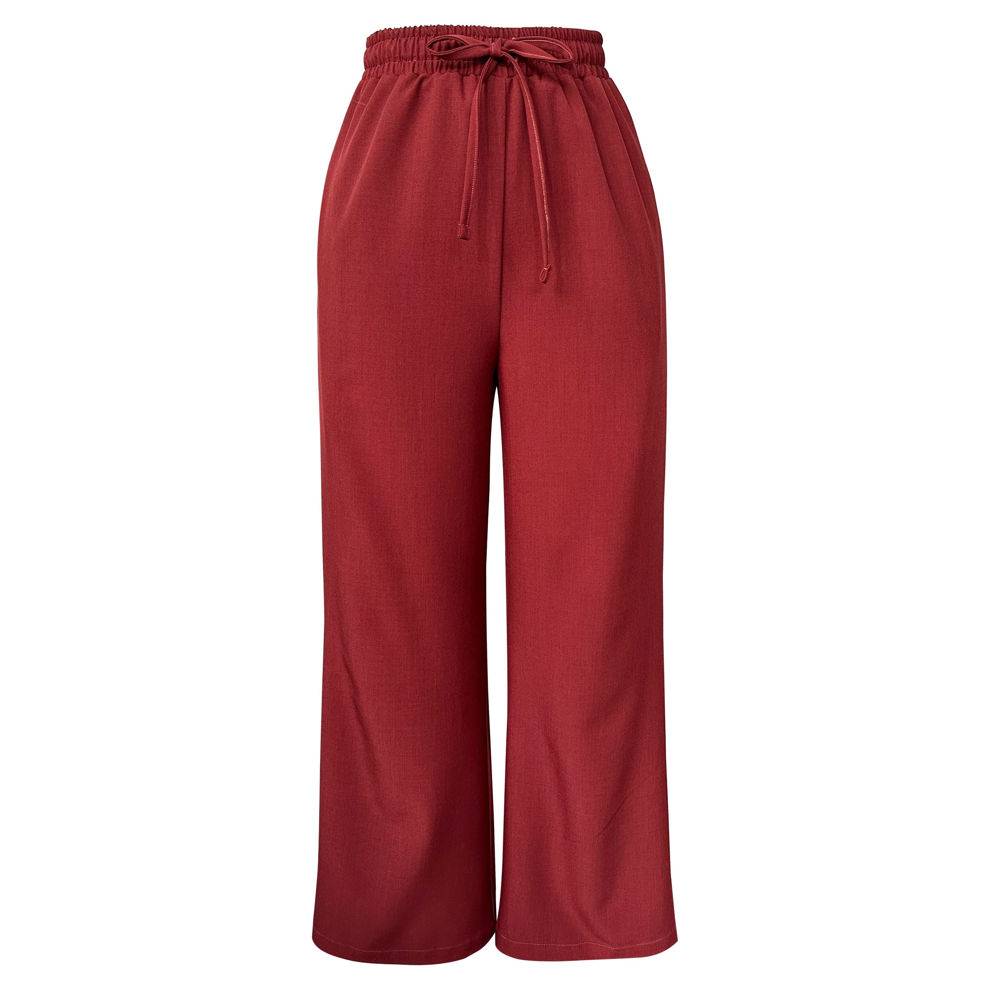 Ruby Wide Pants 3.0 - Maroon