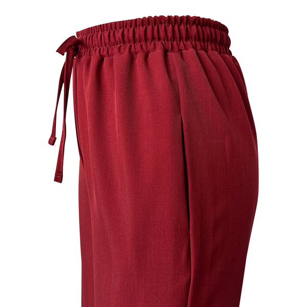 Ruby Wide Pants 3.0 - Maroon