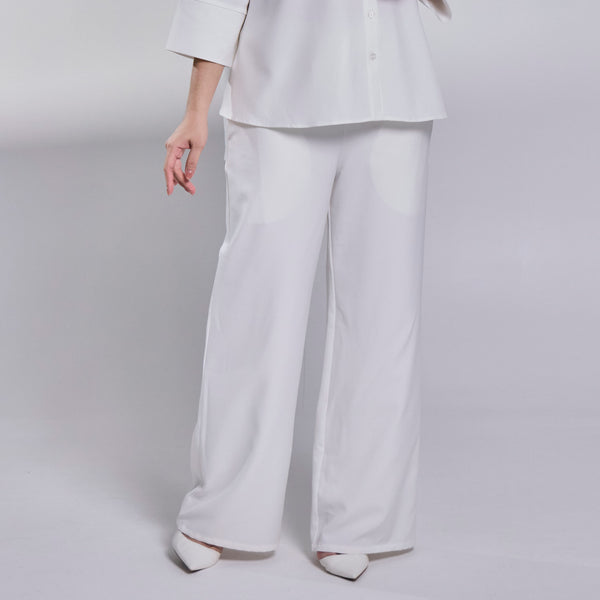 Dareen Blouse - Lilac & Ruby Pants - White (Sold Separately)