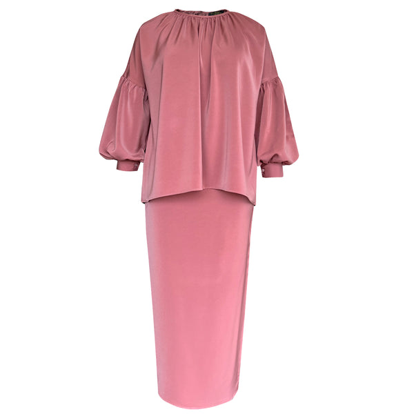 Jude Drop Shoulder Kurung Set