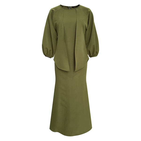 Yadira Raglan Maxi Dress