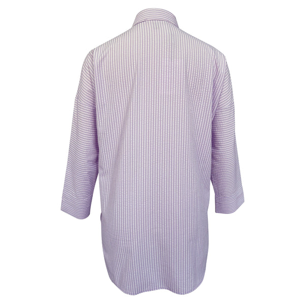 Oversize Blouse - Purple Stripe