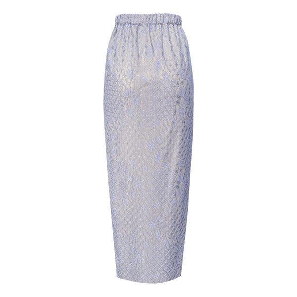Amani Lace Kurung Set - Lt Blue Lace