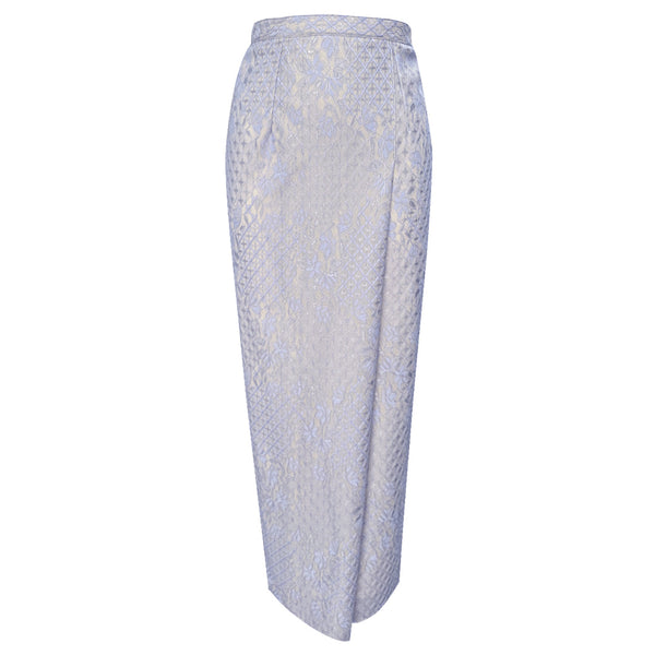 Amani Lace Kurung Set - Lt Blue Lace
