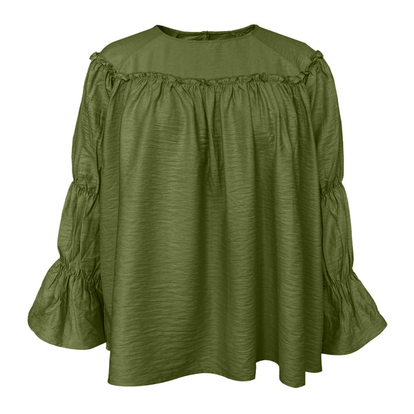 Korean Vibe Flare Blouse