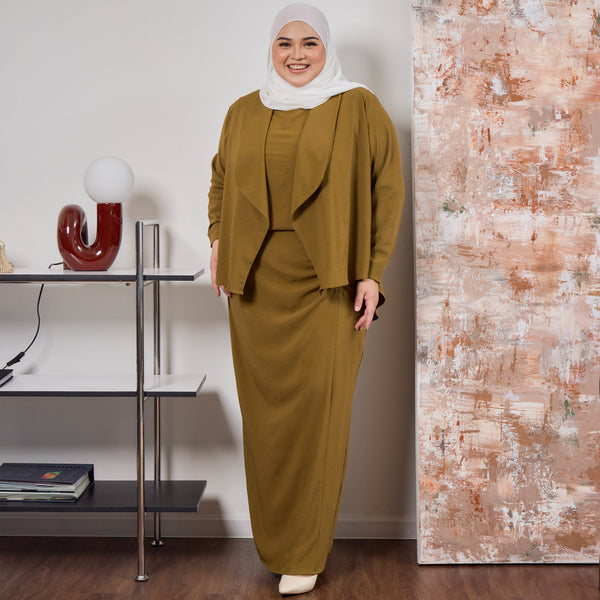 Olivia Elegant 3 Pcs Set - Olive