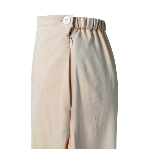 Emery Feminine Blouse & Skirt - Lt Salmon/ Ivory