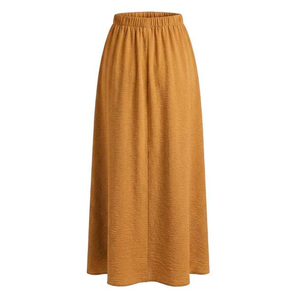 Nara Blouse & Skirt - Beige/Caramel (Sell Separately)