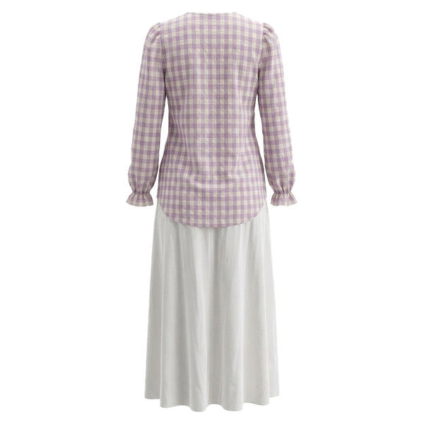 Sora Blouse & Skirt - Lilac (Sell Separately)