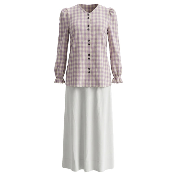 Sora Blouse & Skirt - Lilac (Sell Separately)