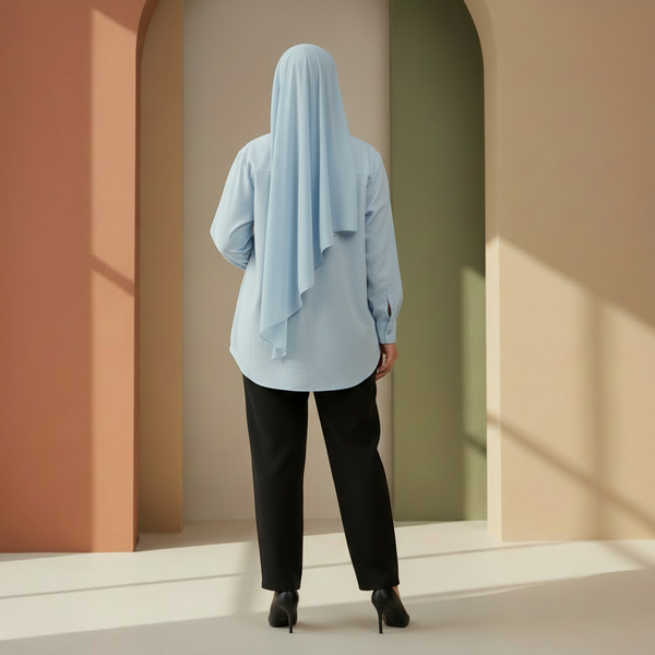 Luma Blouse - Light Blue