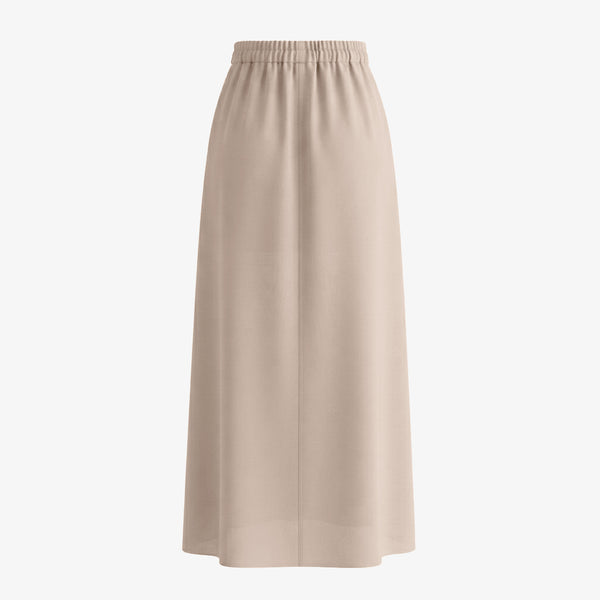 Lembayung Blouse - Brown & Ayla Skirts - Beige (Sold Separately)