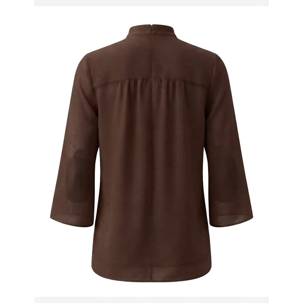 Lembayung Blouse - Brown & Ayla Skirts - Beige (Sold Separately)