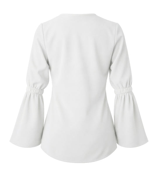 Bayang Blouse - White & Ayla Skirts - Black (Sold Separately)