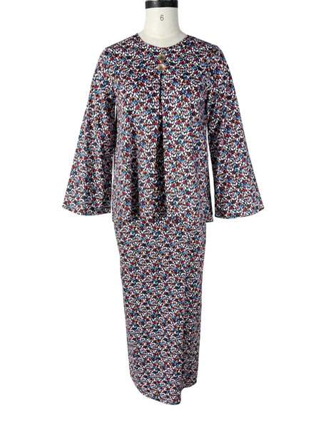 Embun Kurung FR pleat Set - Black