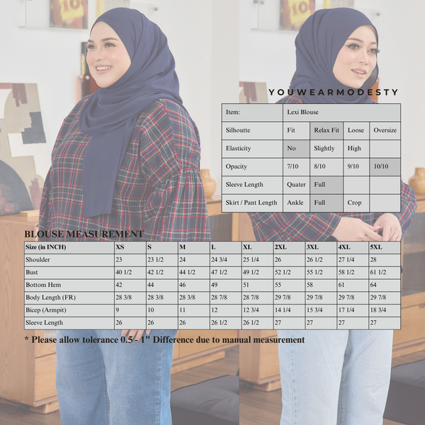 Lexi II Drop Shoulder Blouse - Navy