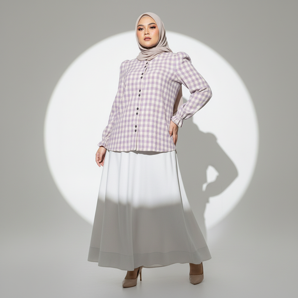 Sora Blouse & Skirt - Lilac (Sell Separately)