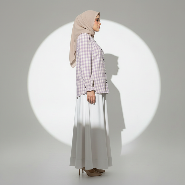 Sora Blouse & Skirt - Lilac (Sell Separately)
