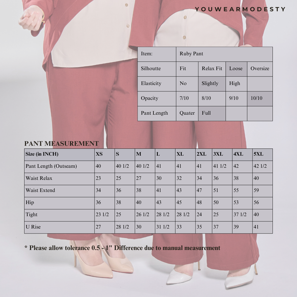 Dareen Blouse - Lilac & Ruby Pants - White (Sold Separately)